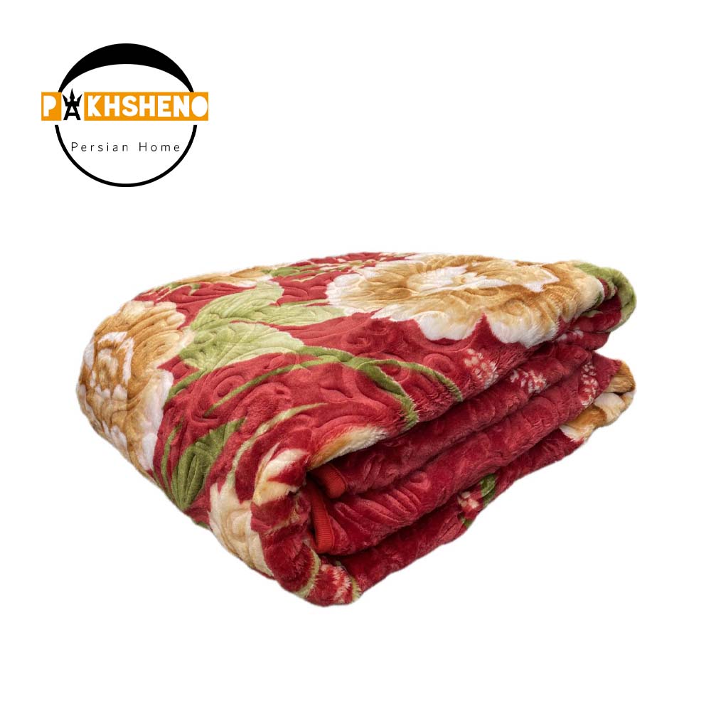 پتوی گلبافت برجسته دونفره (10 عددی)