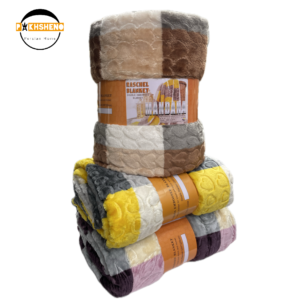 پتوی مسافرتی شادیلون مدل ماندانا (10 عددی)