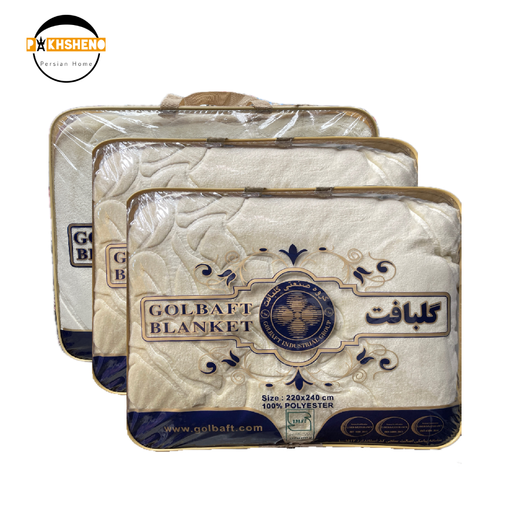 پتو گلبافت مدل آمبوس برجسته (10 عددی)