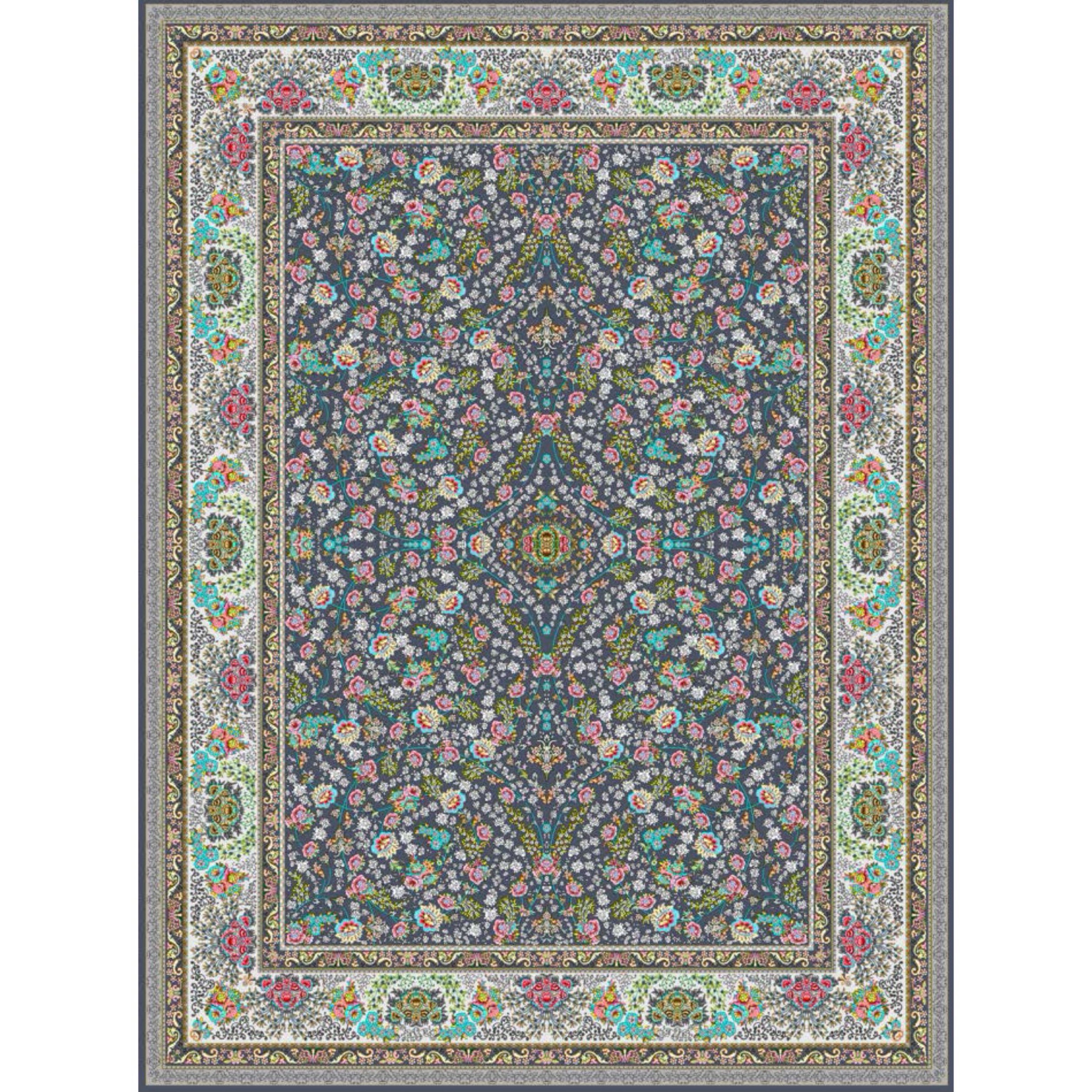 رومیزی مخمل شانل کنگره دار طرح 04