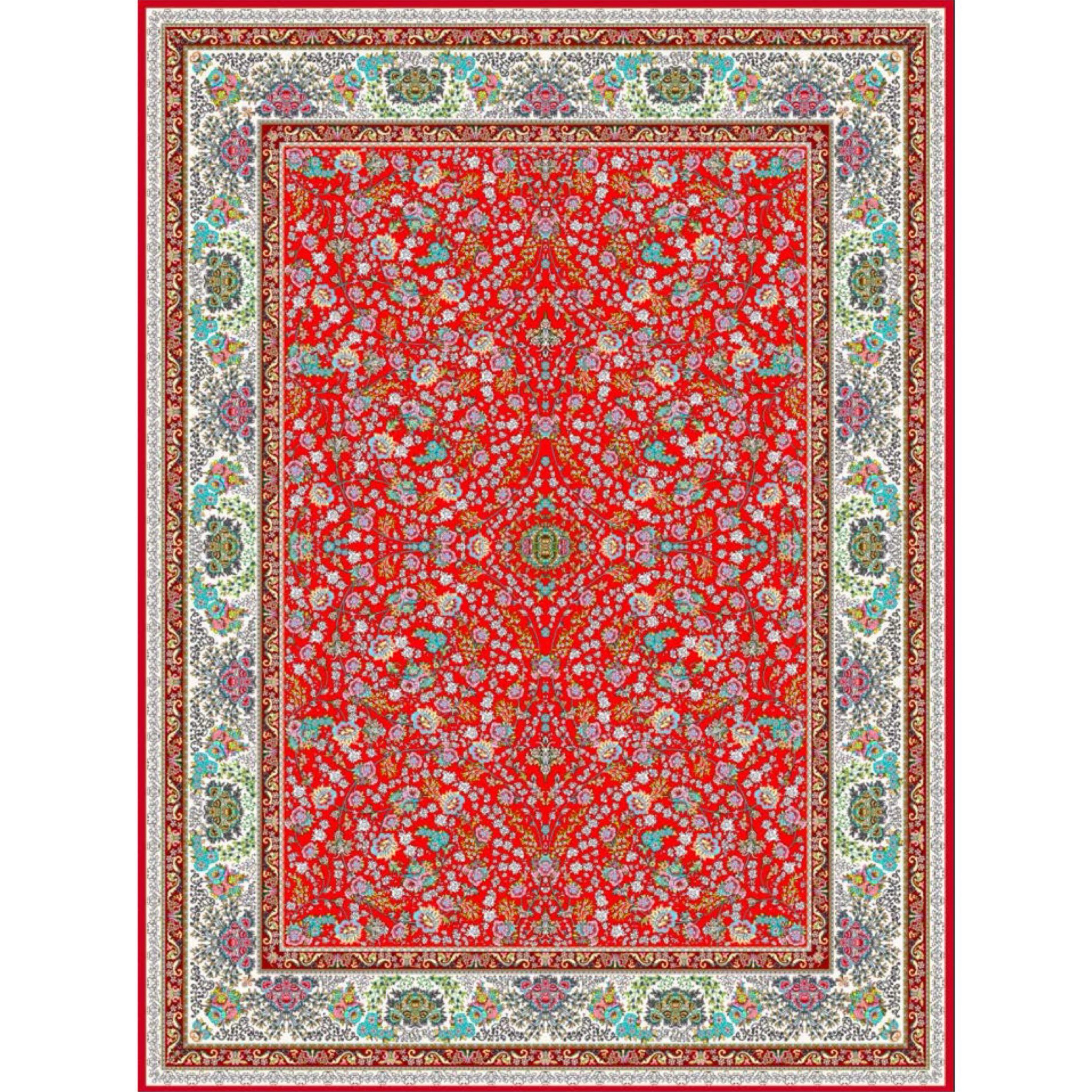 رومیزی مخمل شانل کنگره دار طرح 05