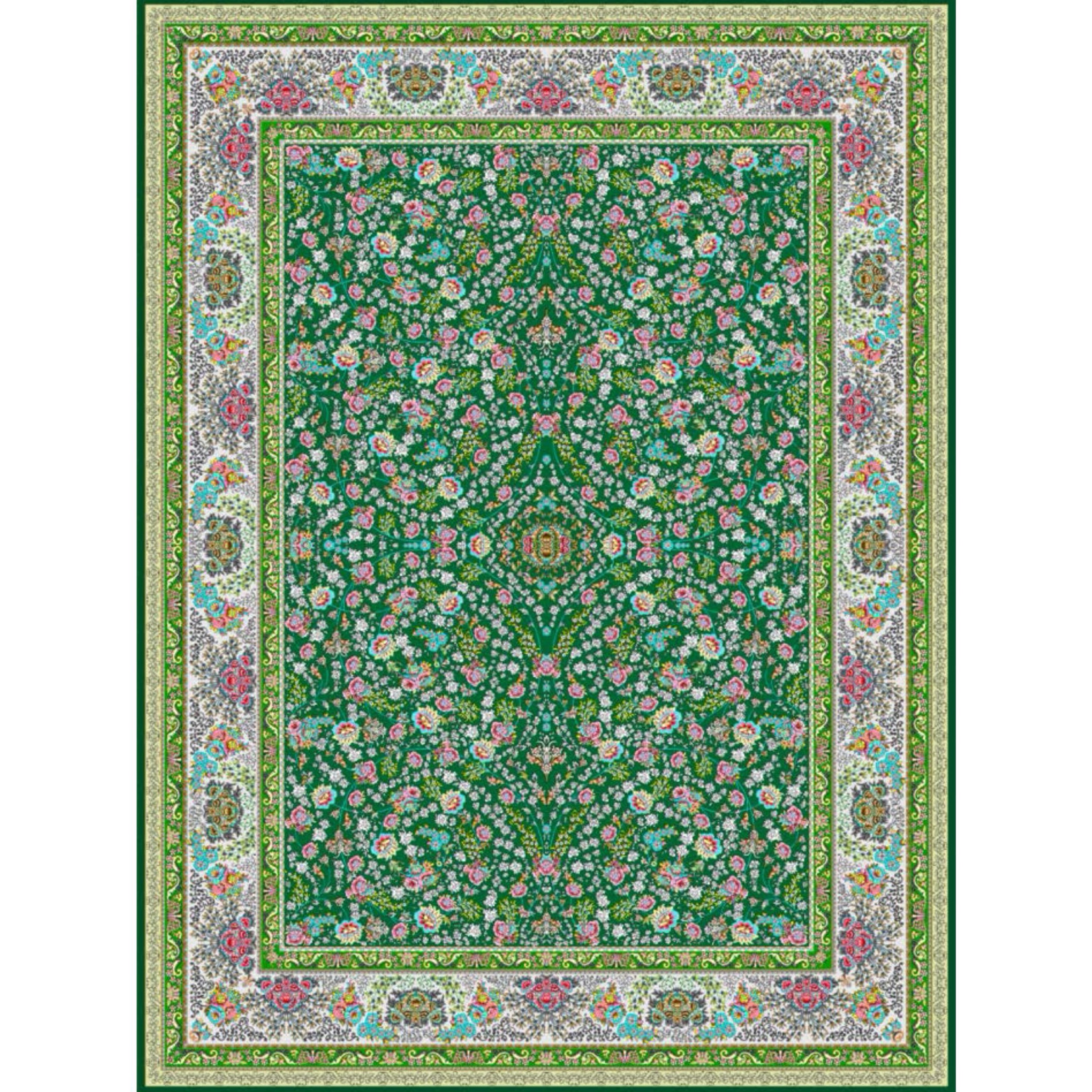 رومیزی مخمل شانل کنگره دار طرح 06