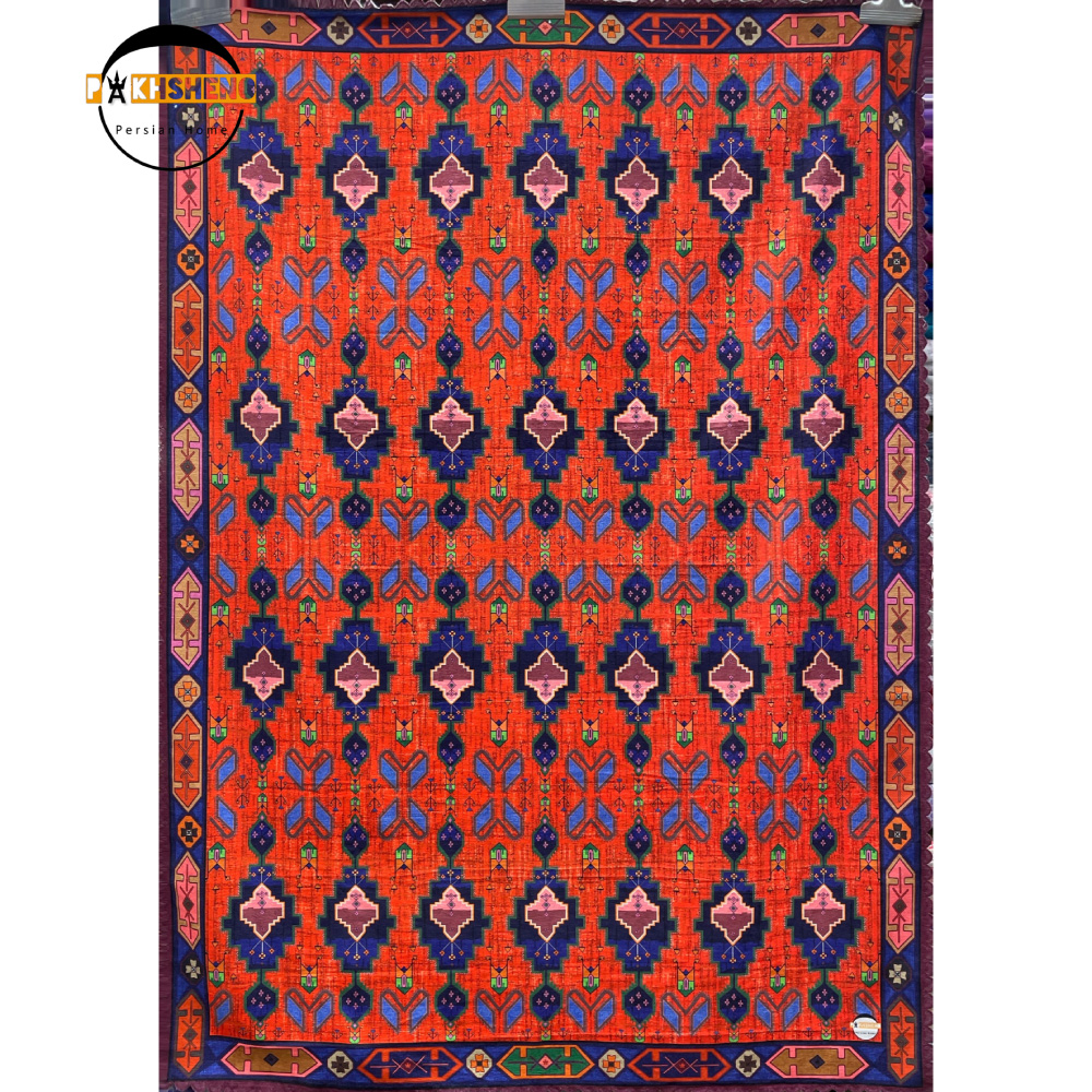 رومیزی مخمل شانل طرح انتزاعی پخشنو